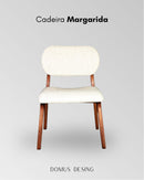 Cadeira Margarida – Formas suaves e toque moderno