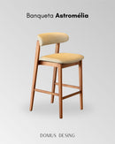 Banqueta Astromélia – Elegância e conforto em design moderno
