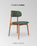 Cadeira Lotus – Linhas simples e charme minimalista